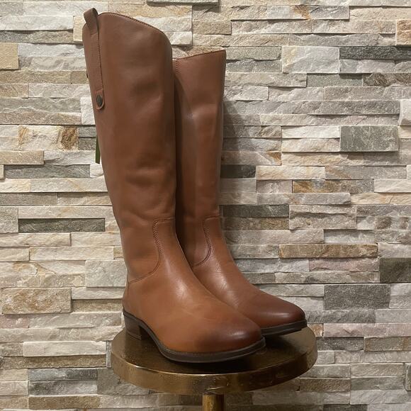 Sam Edelman Penny Leather Riding Boots | Tall Cognac Brown Womens 10.5M NWT $200 - Picture 11 of 12